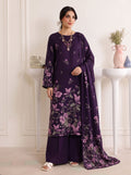 BISMIL 3 PIECE - DIGITAL PRINTED VISCOSE SUIT Unstitched