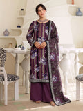 BISMIL 3 PIECE - DIGITAL PRINTED VISCOSE SUIT Unstitched