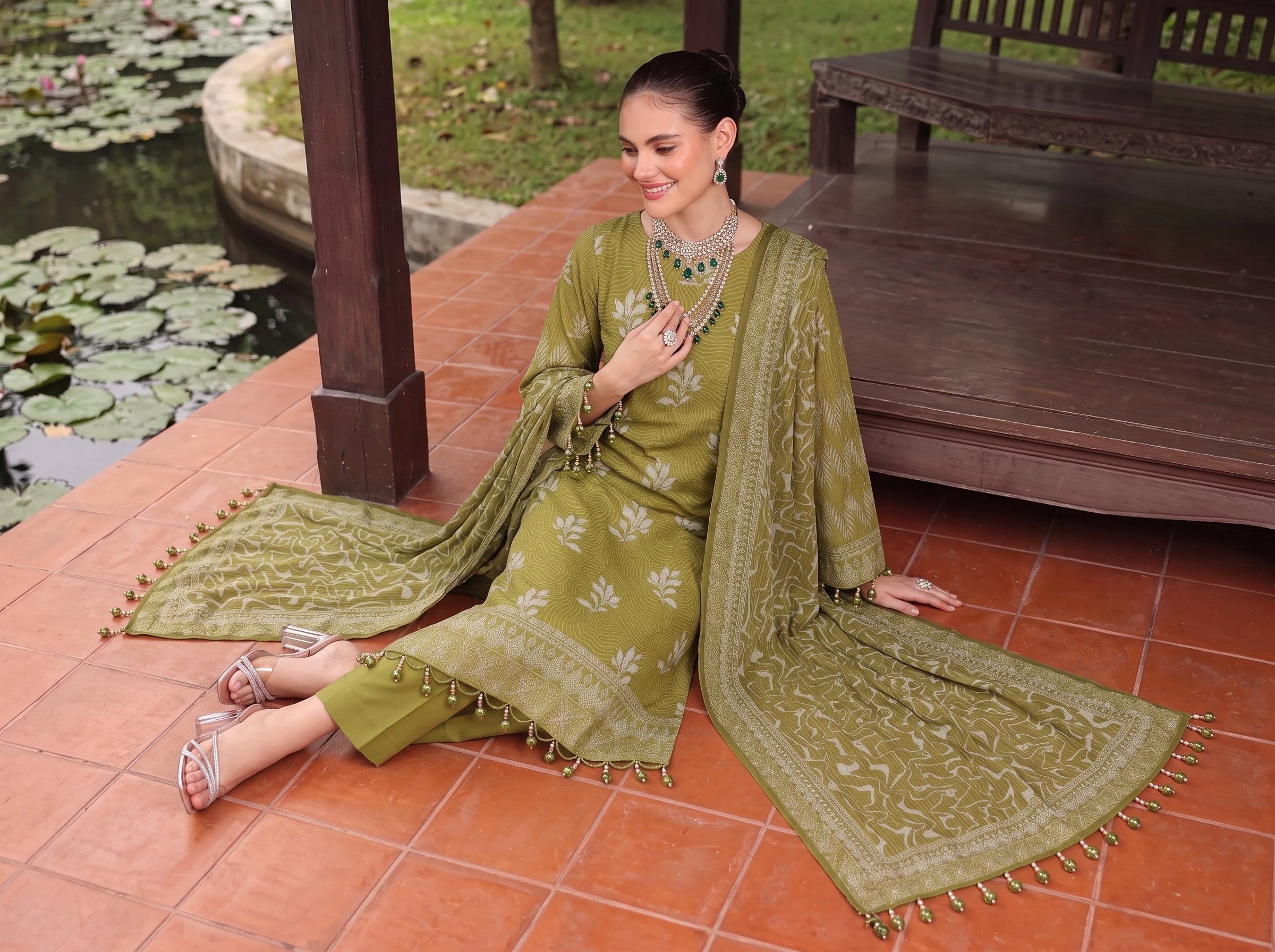 BISMIL 3 PIECE - PRINTED LAWN SUIT Unstitched