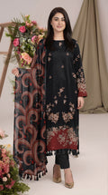 BISMIL 3 PIECE - PRINTED LAWN SUIT Unstitched 022