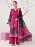 BISMIL 3 PIECE - DIGITAL PRINTED PREMIUM VISCOSE SUIT Unstitched 05