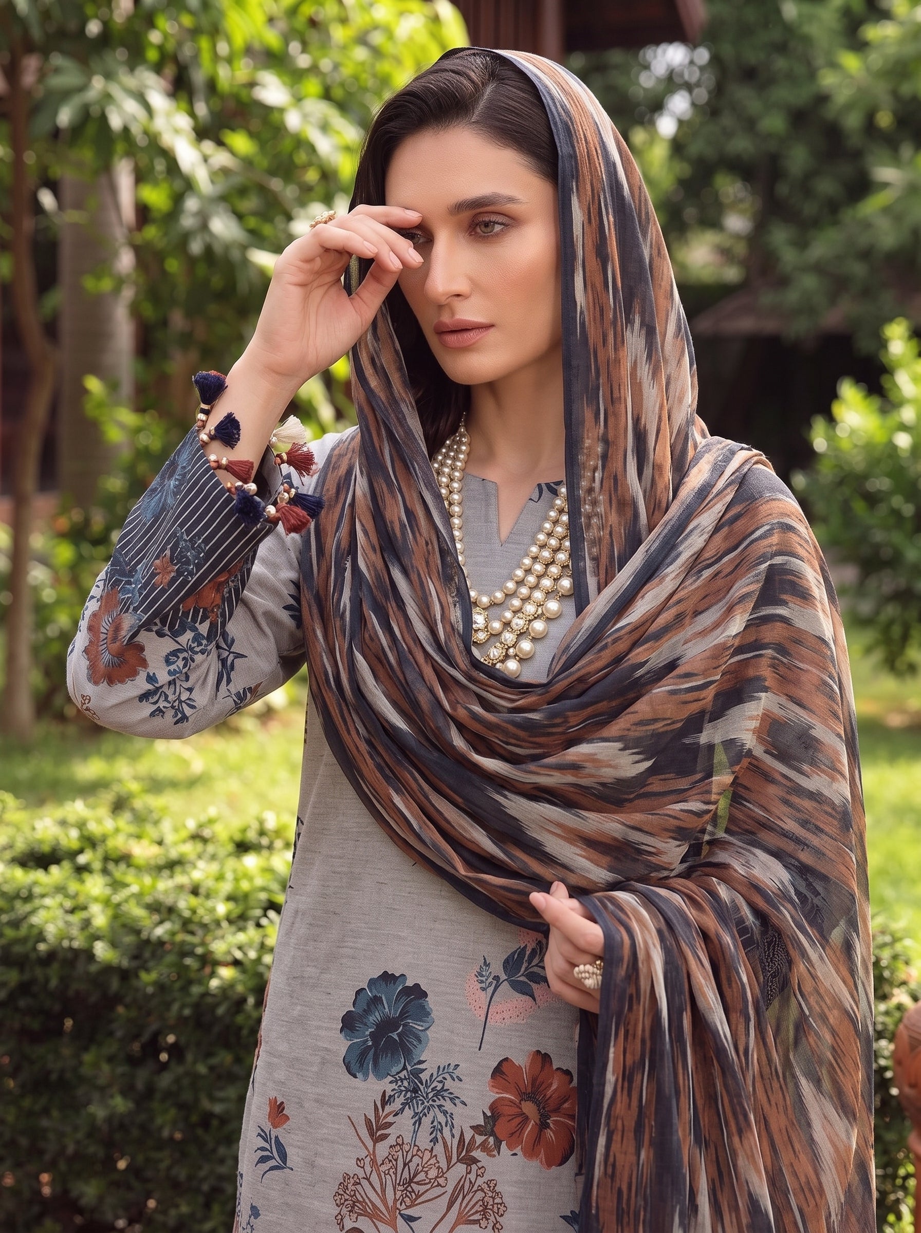 BISMIL 3 PIECE - PRINTED LAWN SUIT Unstitched