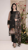 BISMIL 3 PIECE - PRINTED LAWN SUIT Unstitched 023