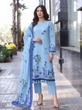 BLOSSOM 3 PIECE - DIGITAL PRINTED Karandi SUIT Unstitched
