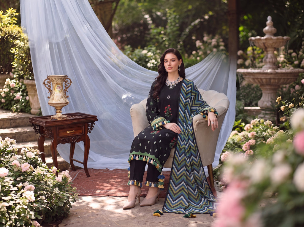 BISMIL 3 PIECE - PRINTED LAWN SUIT Unstitched