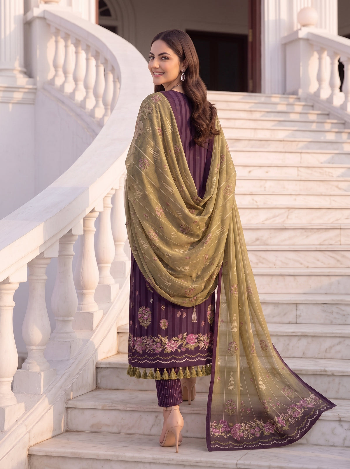 BLISS 3 PIECE - PRINTED LAWN SUIT Unstitched
