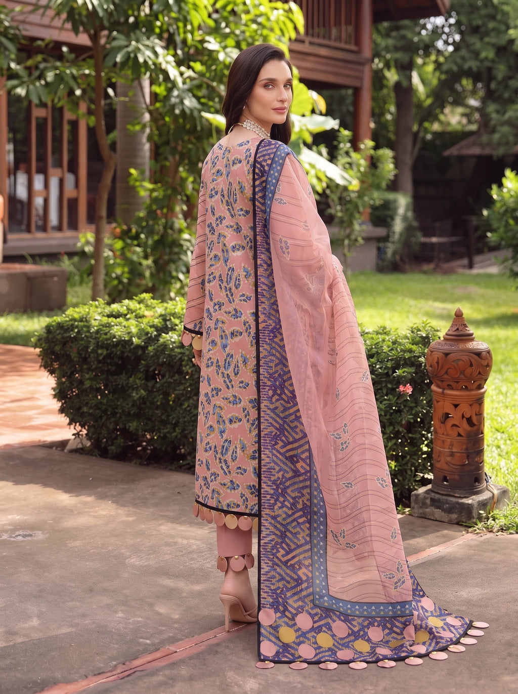 BISMIL 3 PIECE - PRINTED LAWN SUIT Unstitched