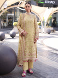 BLOSSOM 3 PIECE - DIGITAL PRINTED Karandi SUIT Unstitched