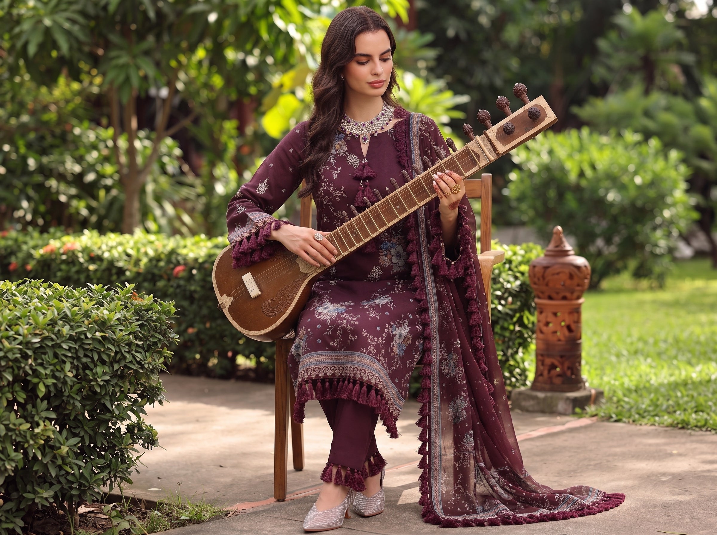 BISMIL 3 PIECE - PRINTED LAWN SUIT Unstitched