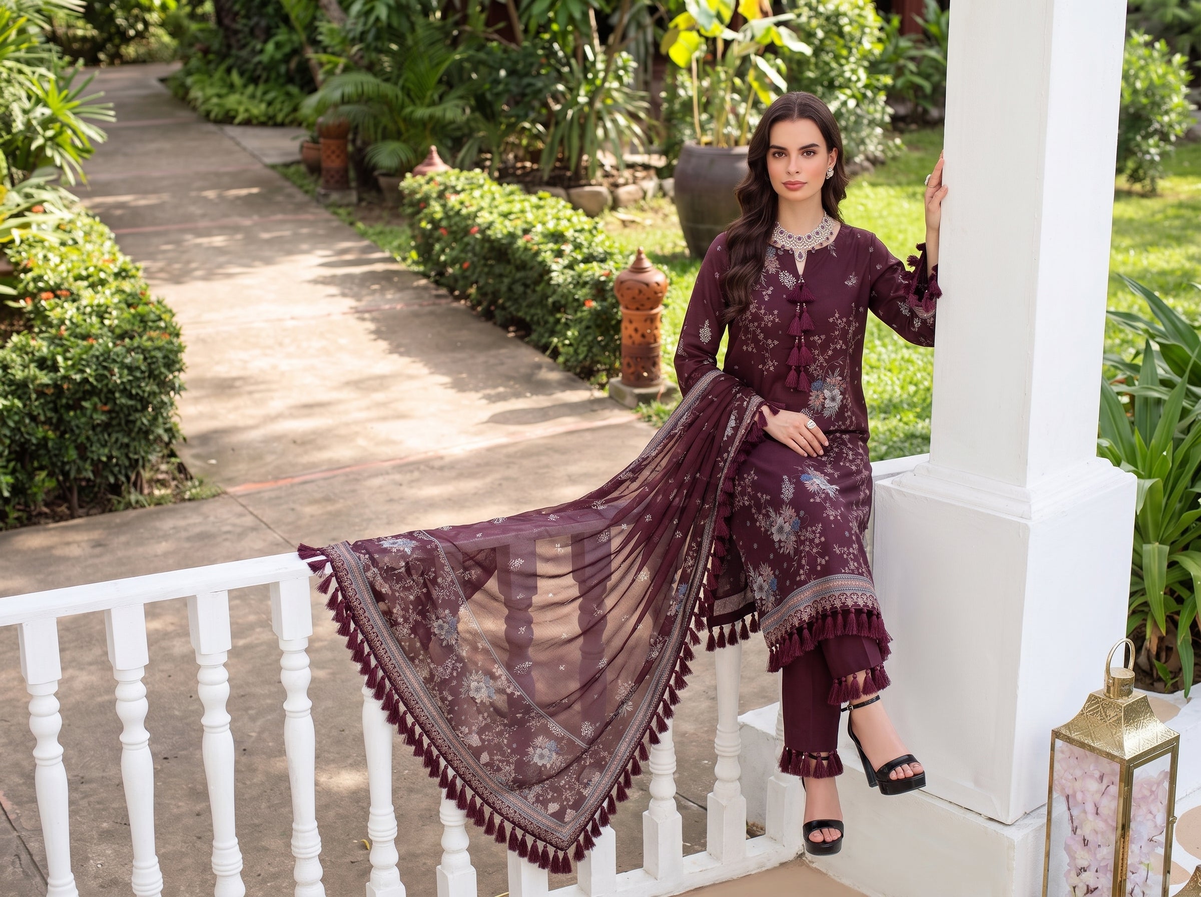 BISMIL 3 PIECE - PRINTED LAWN SUIT Unstitched