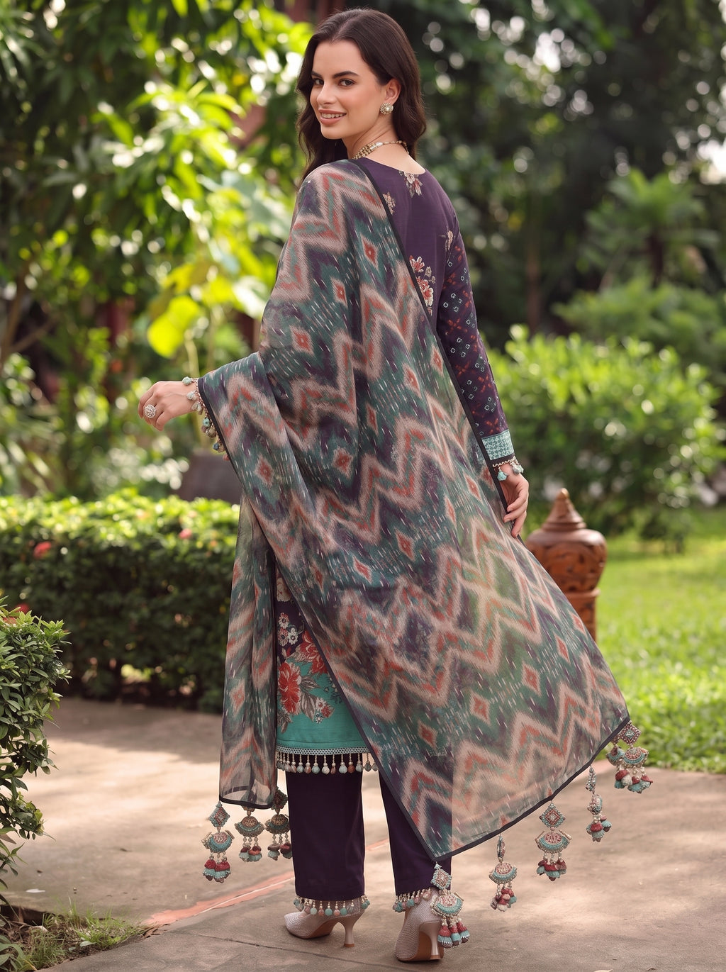 BISMIL 3 PIECE - PRINTED LAWN SUIT Unstitched