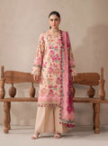 BISMIL 3 PIECE - DIGITAL PRINTED VISCOSE SUIT Unstitched