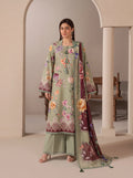 BISMIL 3 PIECE - DIGITAL PRINTED VISCOSE SUIT Unstitched