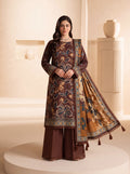 BISMIL 3 PIECE - DIGITAL PRINTED VISCOSE SUIT Unstitched