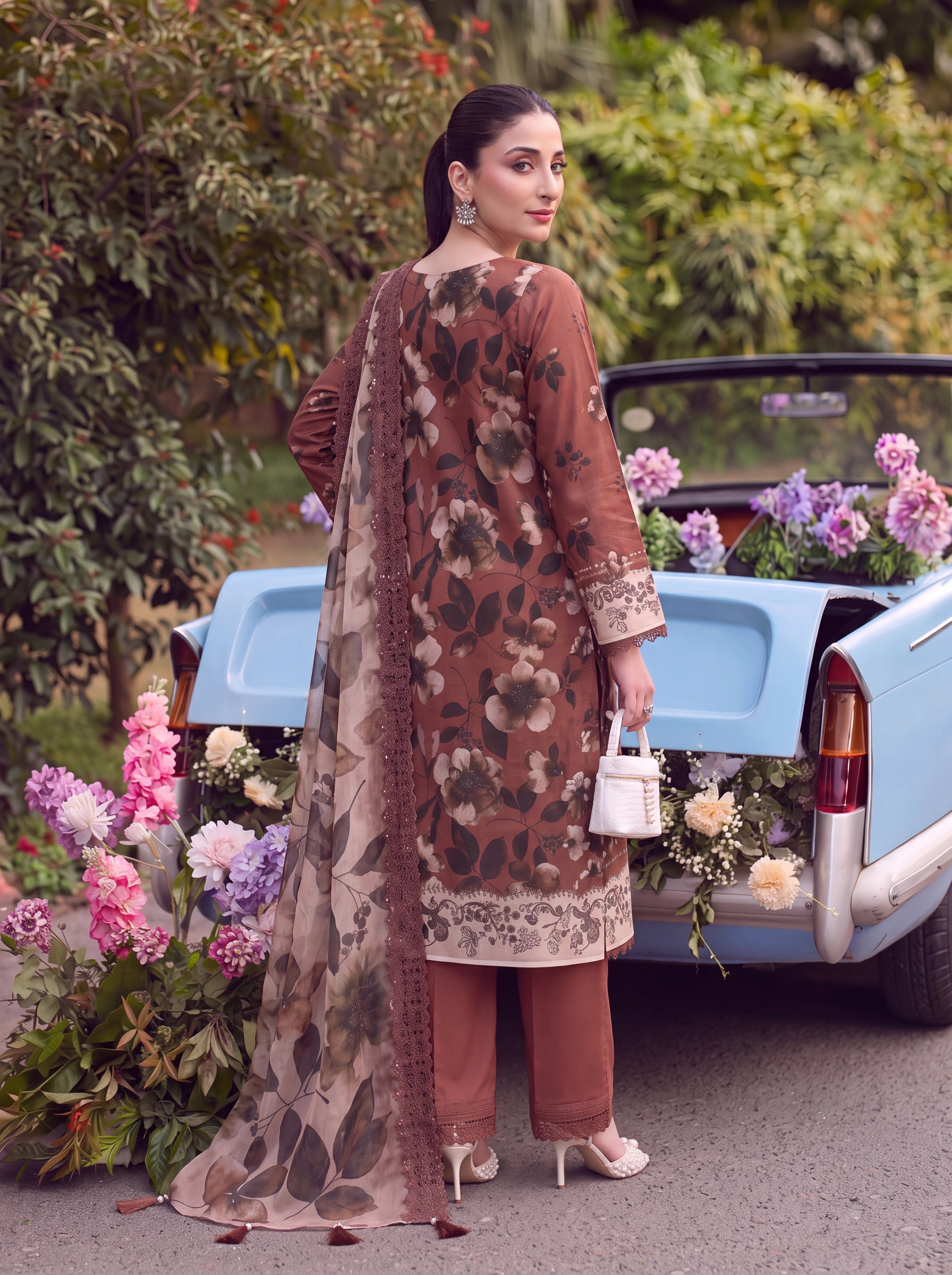 BATIK 3 PIECE - PRINTED LAWN SUIT Unstitched 002