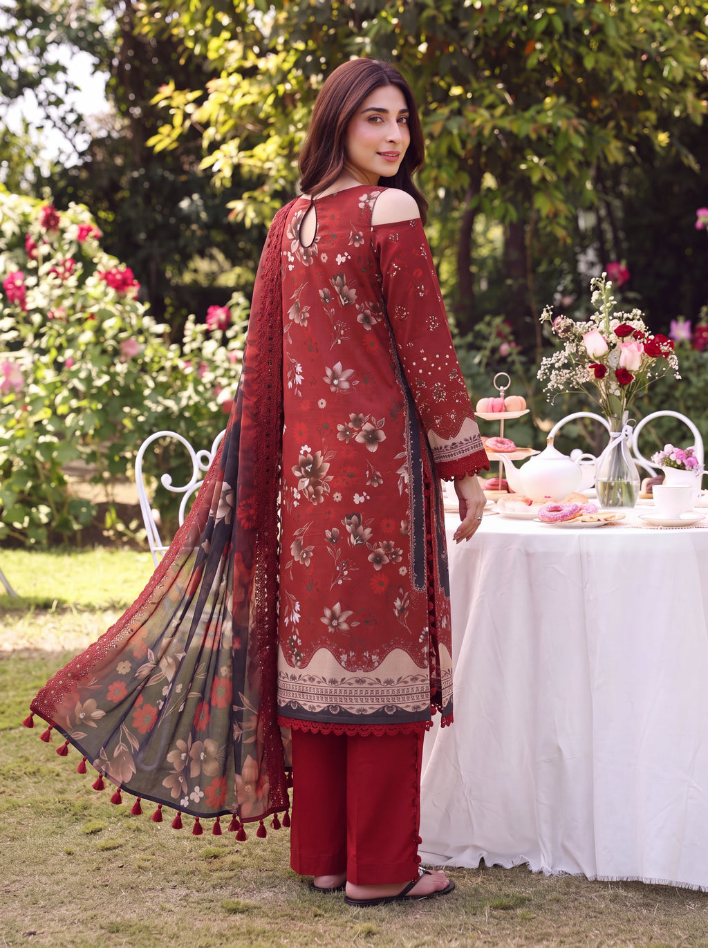 BATIK 3 PIECE - PRINTED LAWN SUIT Unstitched 003