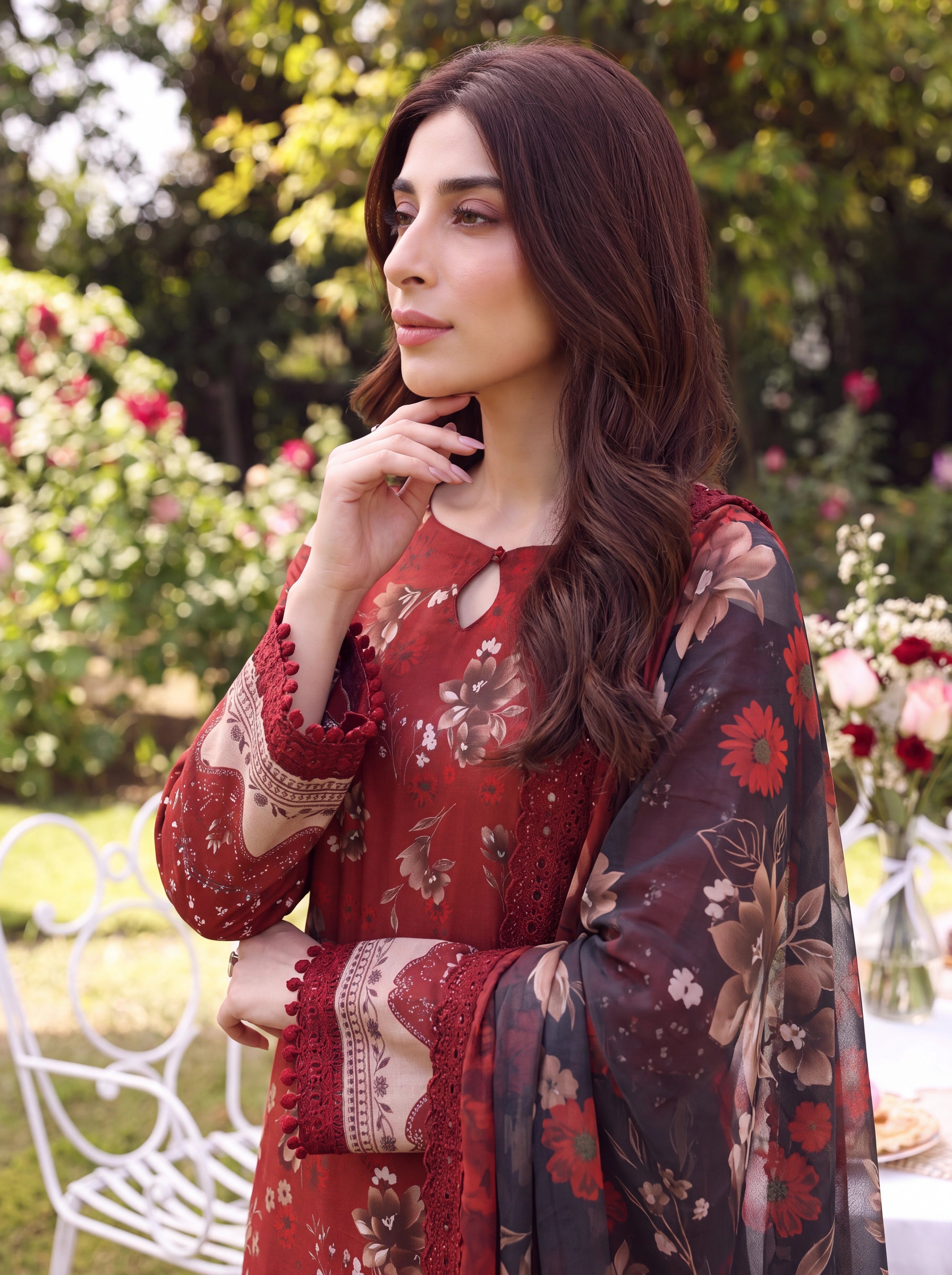 BATIK 3 PIECE - PRINTED LAWN SUIT Unstitched 003