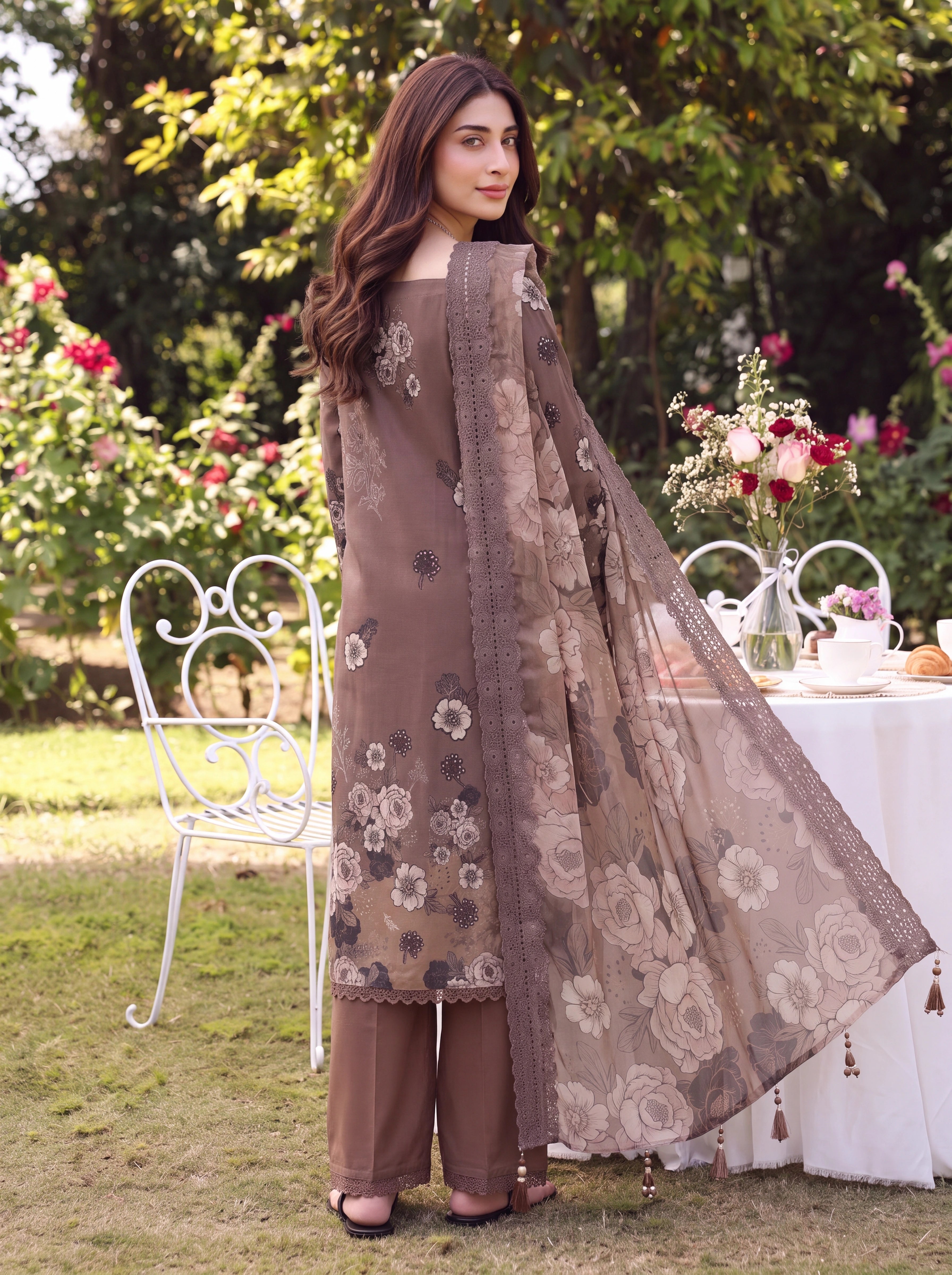 BATIK 3 PIECE - PRINTED LAWN SUIT Unstitched 004