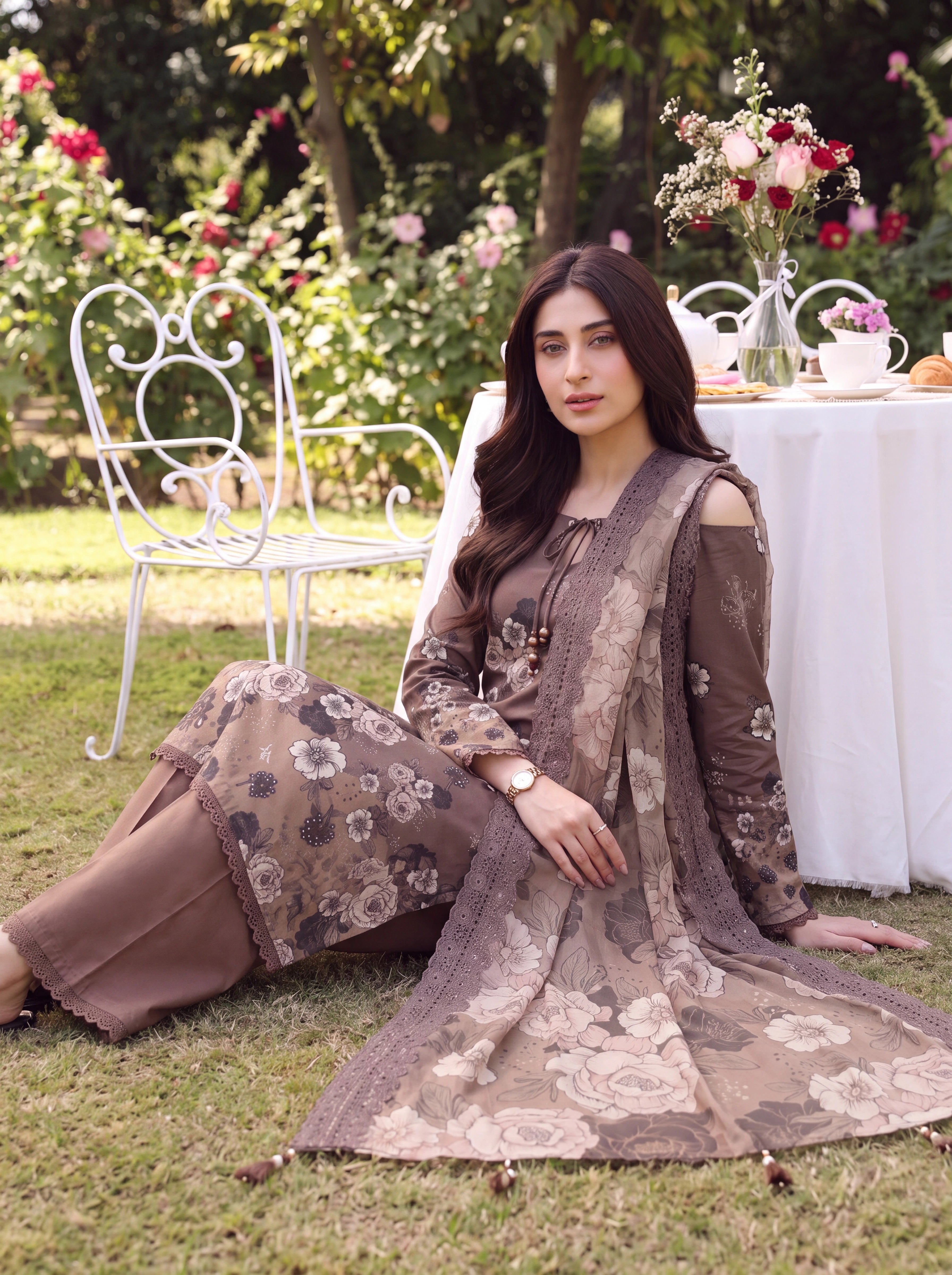 BATIK 3 PIECE - PRINTED LAWN SUIT Unstitched 004