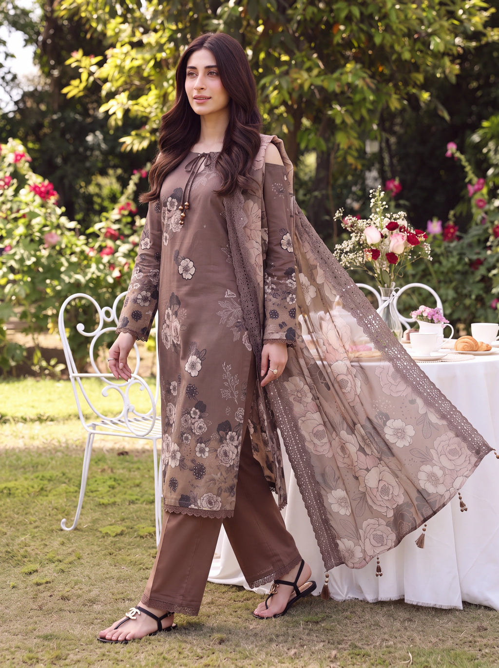 BATIK 3 PIECE - PRINTED LAWN SUIT Unstitched 004
