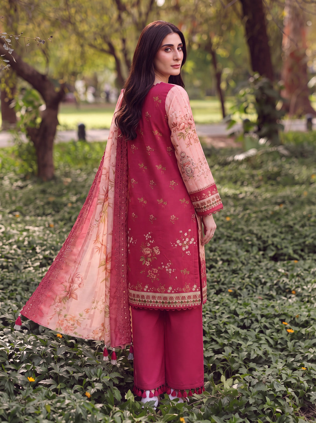 BATIK 3 PIECE - PRINTED LAWN SUIT Unstitched 006