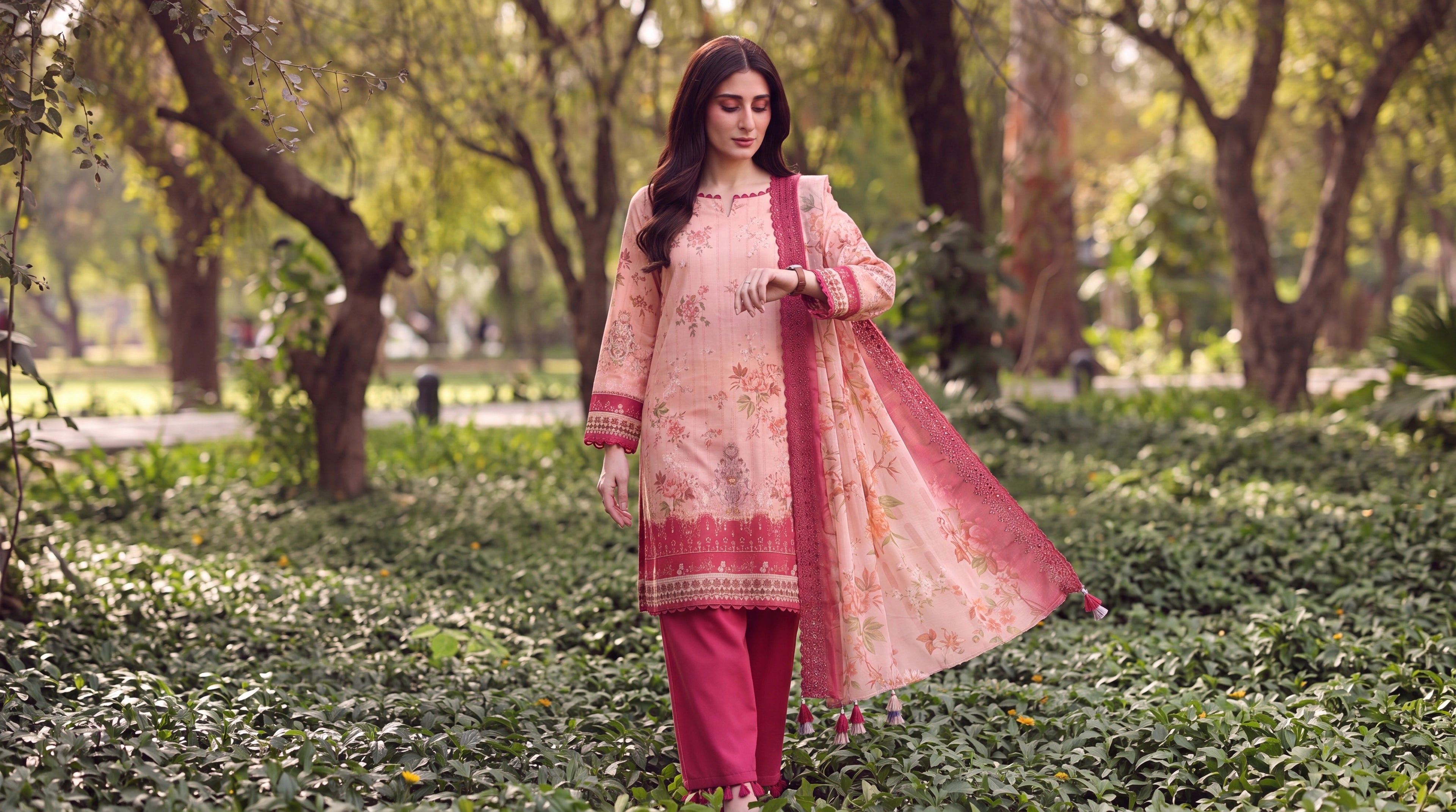 BATIK 3 PIECE - PRINTED LAWN SUIT Unstitched 006