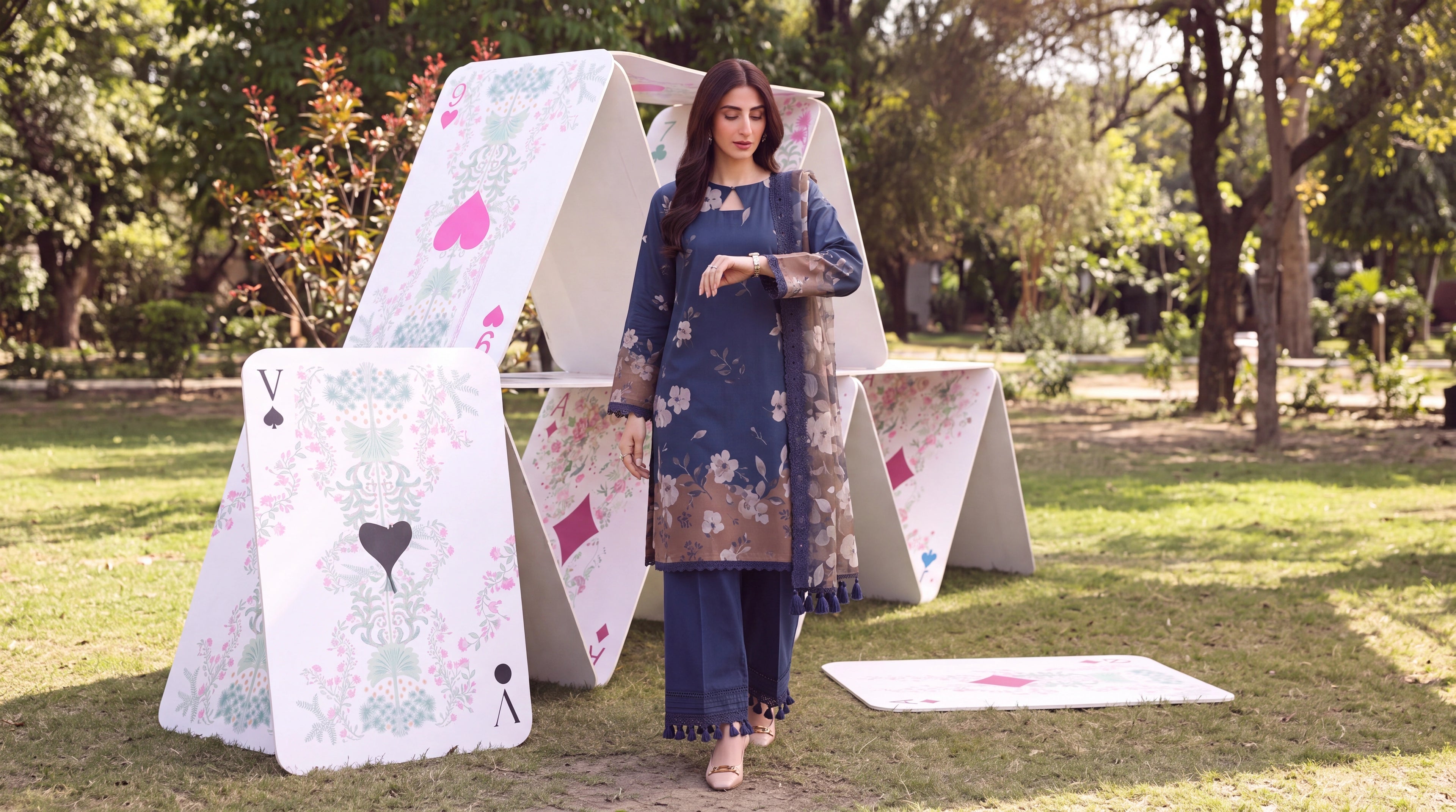 BATIK 3 PIECE - PRINTED LAWN SUIT Unstitched 008