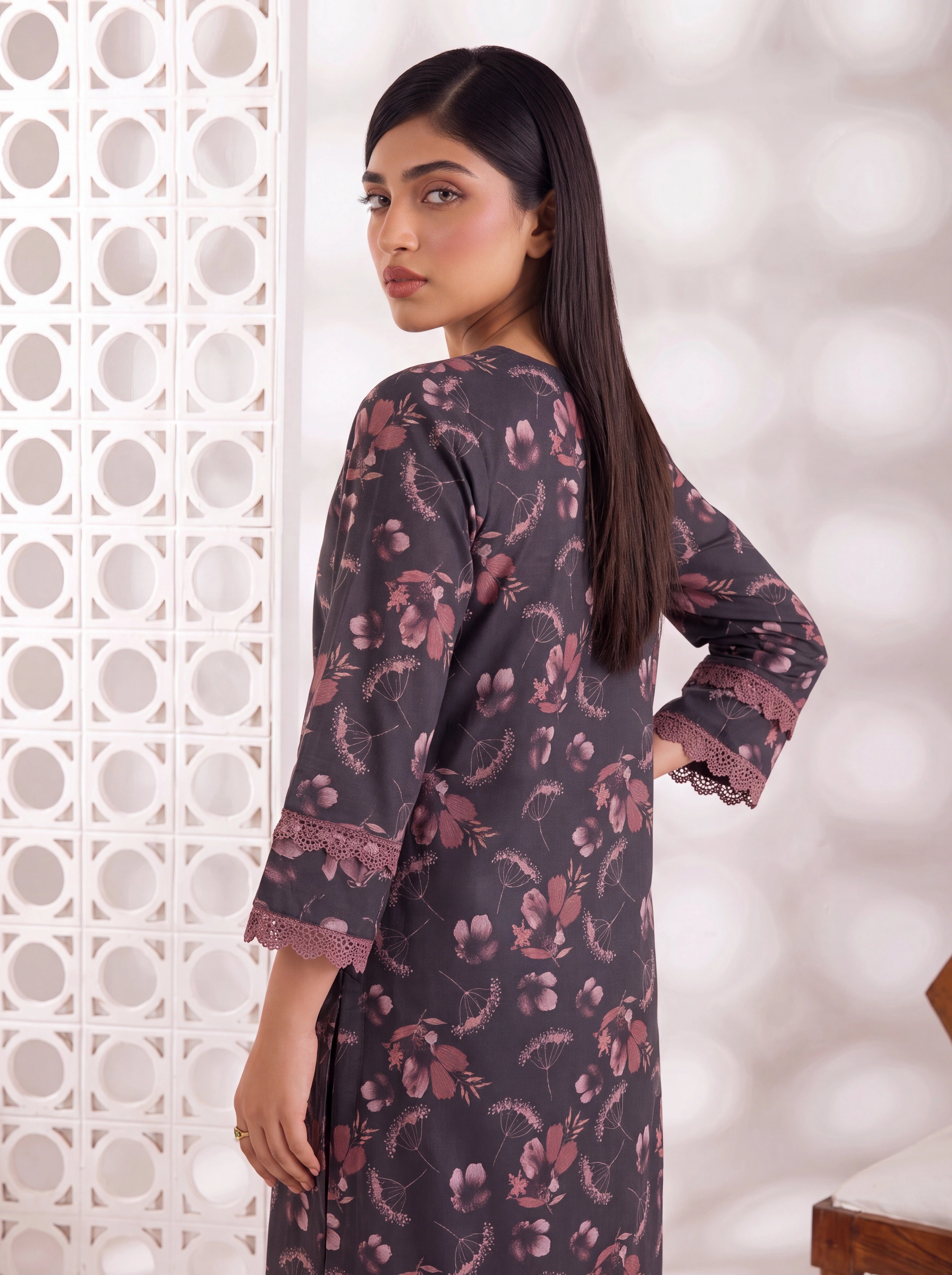 BAHAR 3 PIECE - PRINTED LAWN SUIT Unstitched 011