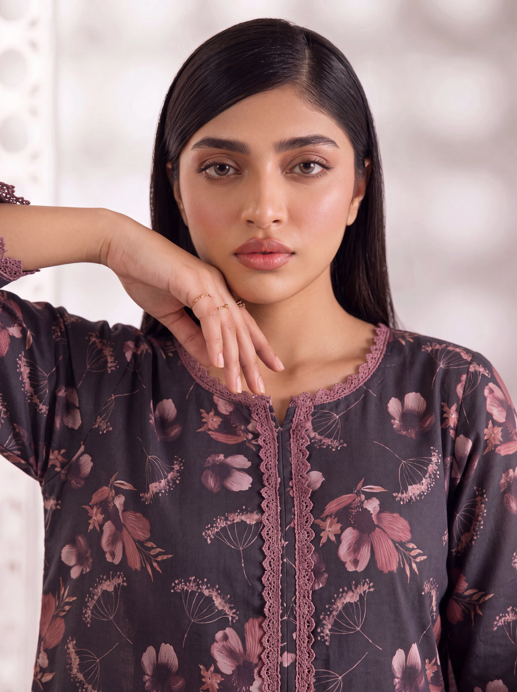 BAHAR 3 PIECE - PRINTED LAWN SUIT Unstitched 011