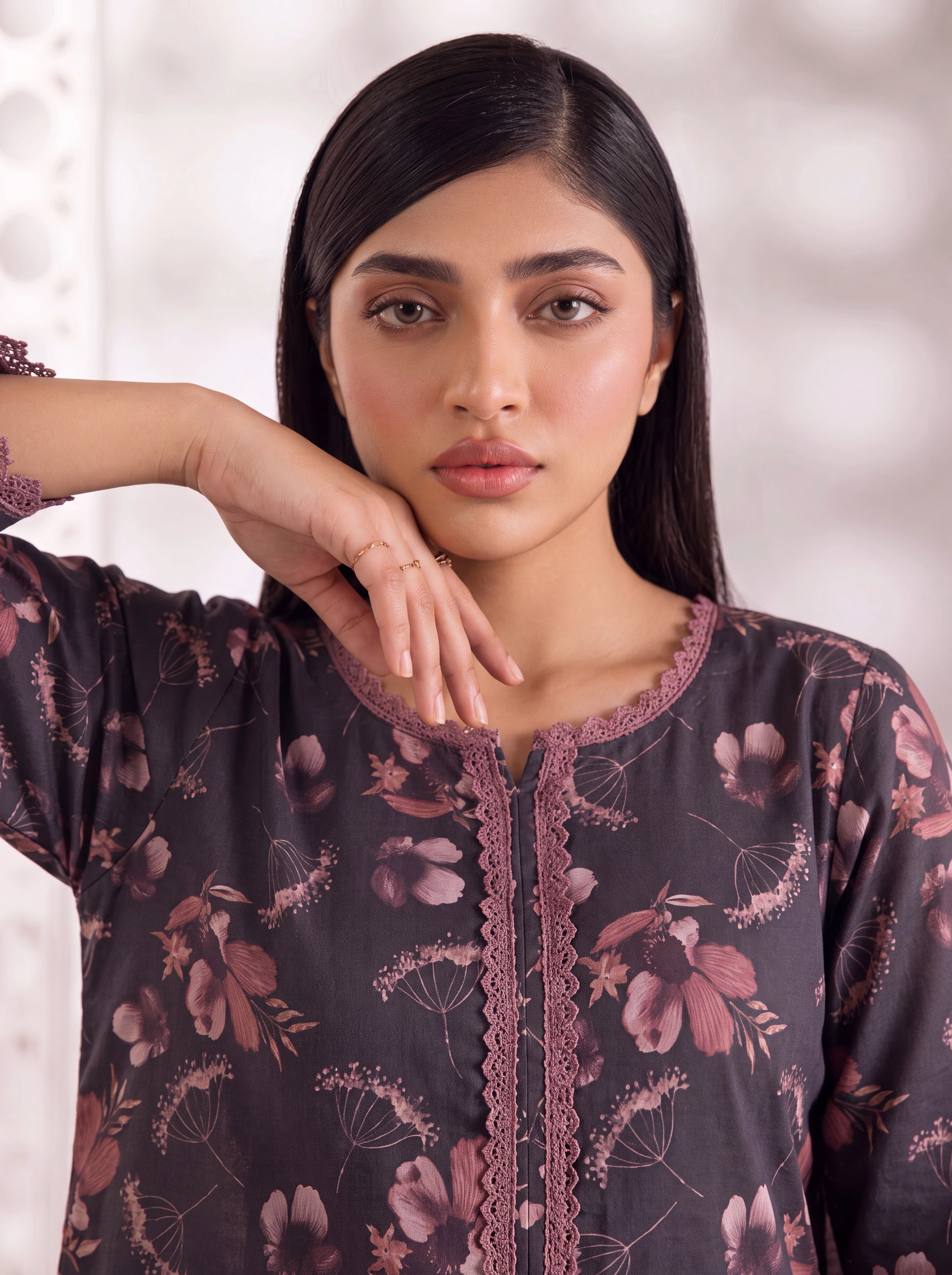BAHAR 3 PIECE - PRINTED LAWN SUIT Unstitched 011