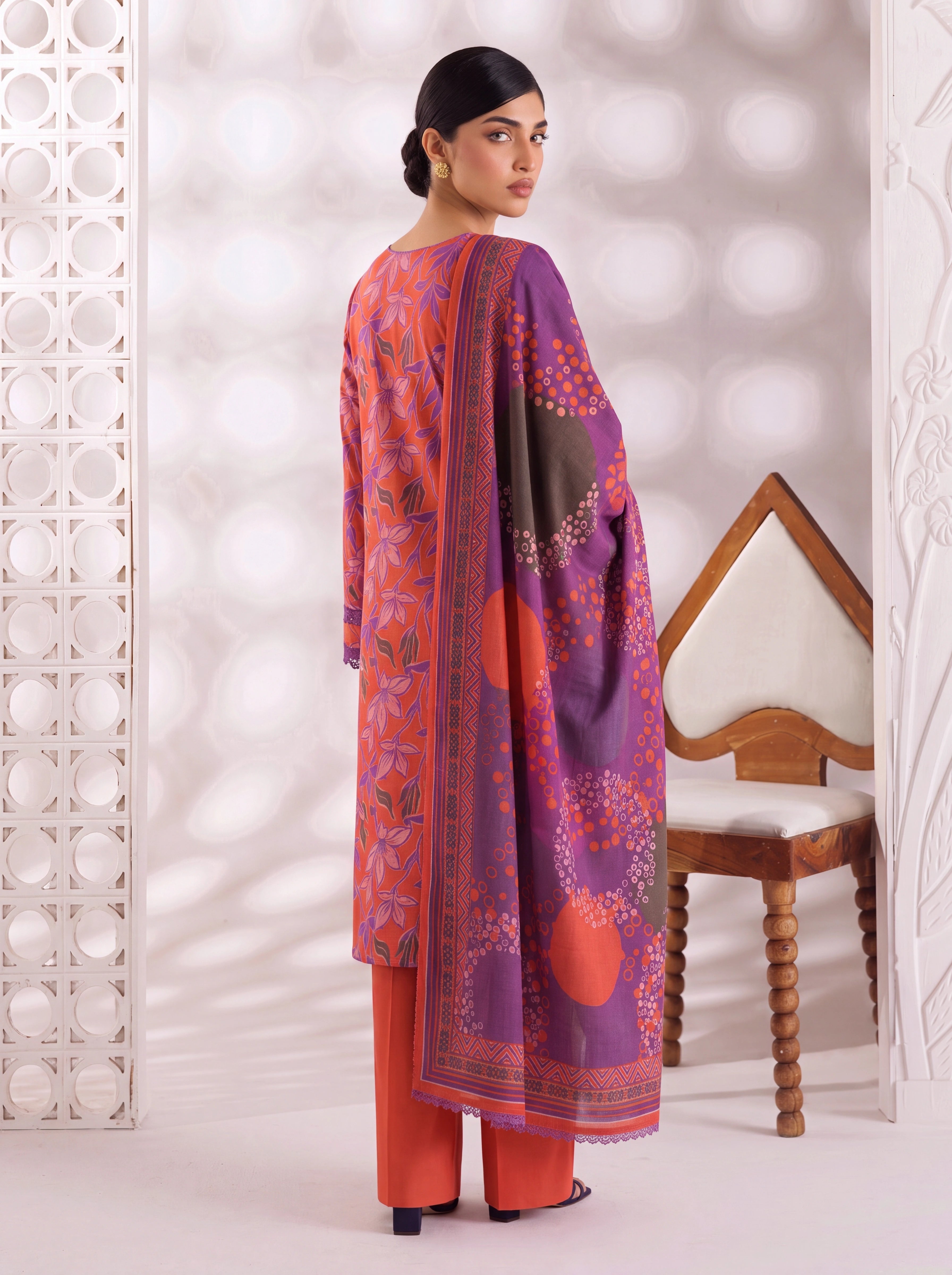 BAHAR 3 PIECE - PRINTED LAWN SUIT Unstitched 012