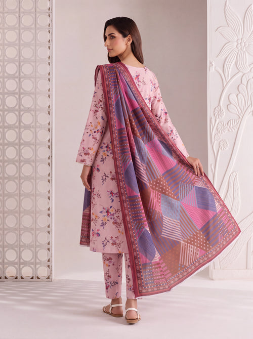 BAHAR 3 PIECE - PRINTED LAWN SUIT Unstitched 019