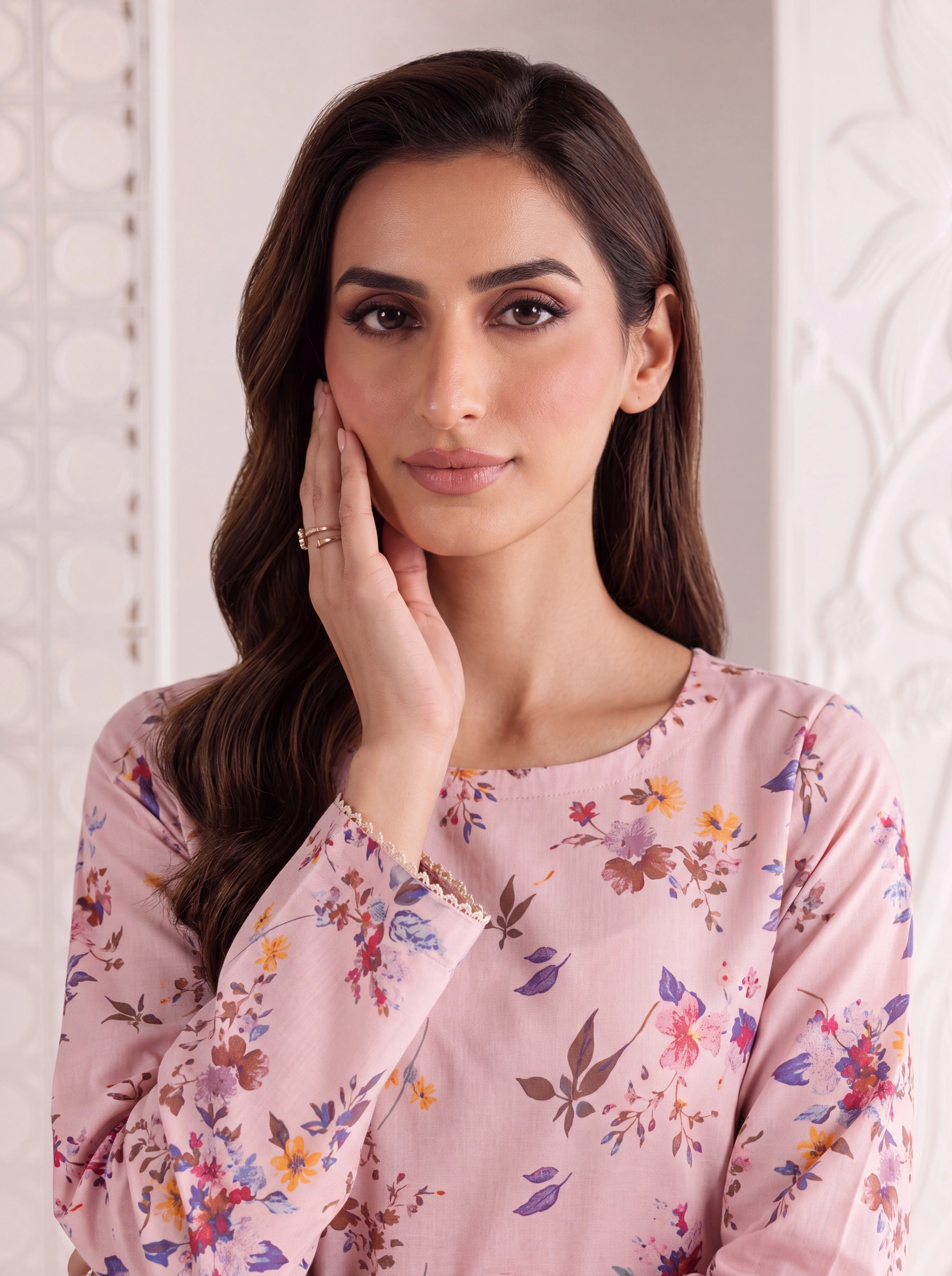 BAHAR 3 PIECE - PRINTED LAWN SUIT Unstitched 019