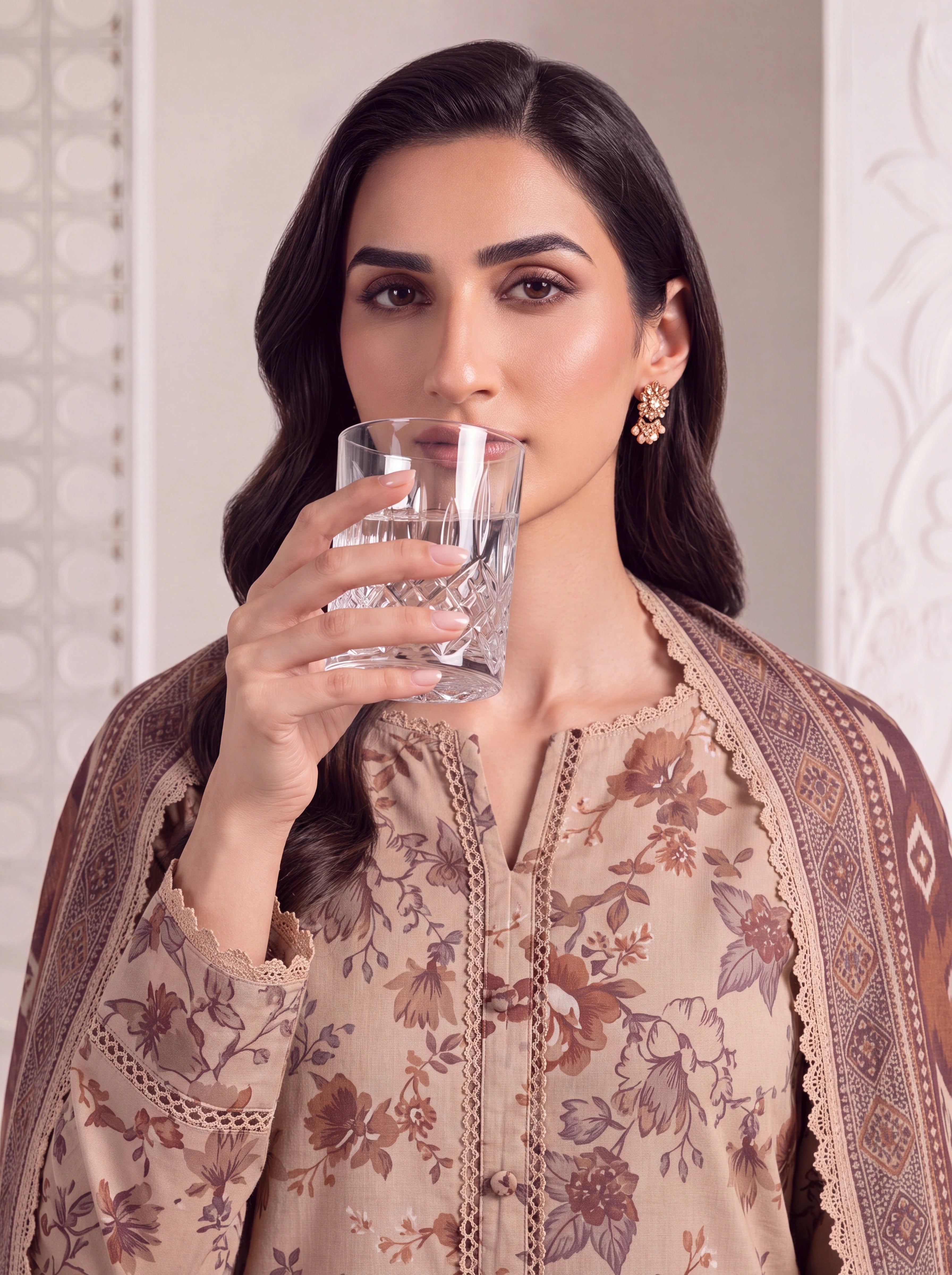 BAHAR 3 PIECE - PRINTED LAWN SUIT Unstitched 020