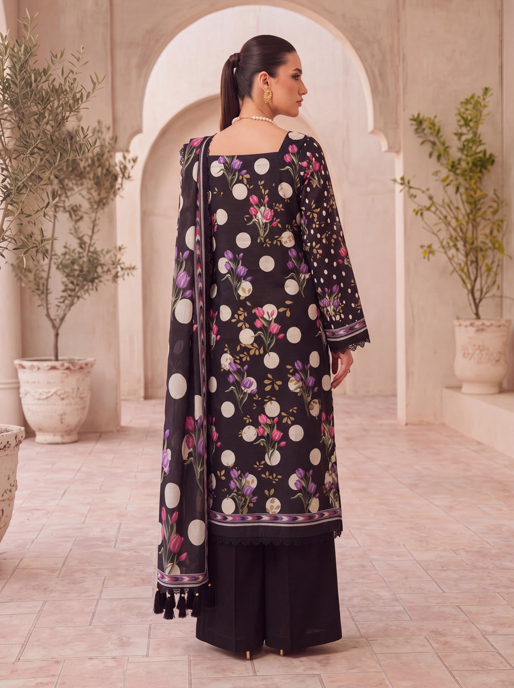 BISMIL 3 PIECE - PRINTED LAWN SUIT Unstitched
