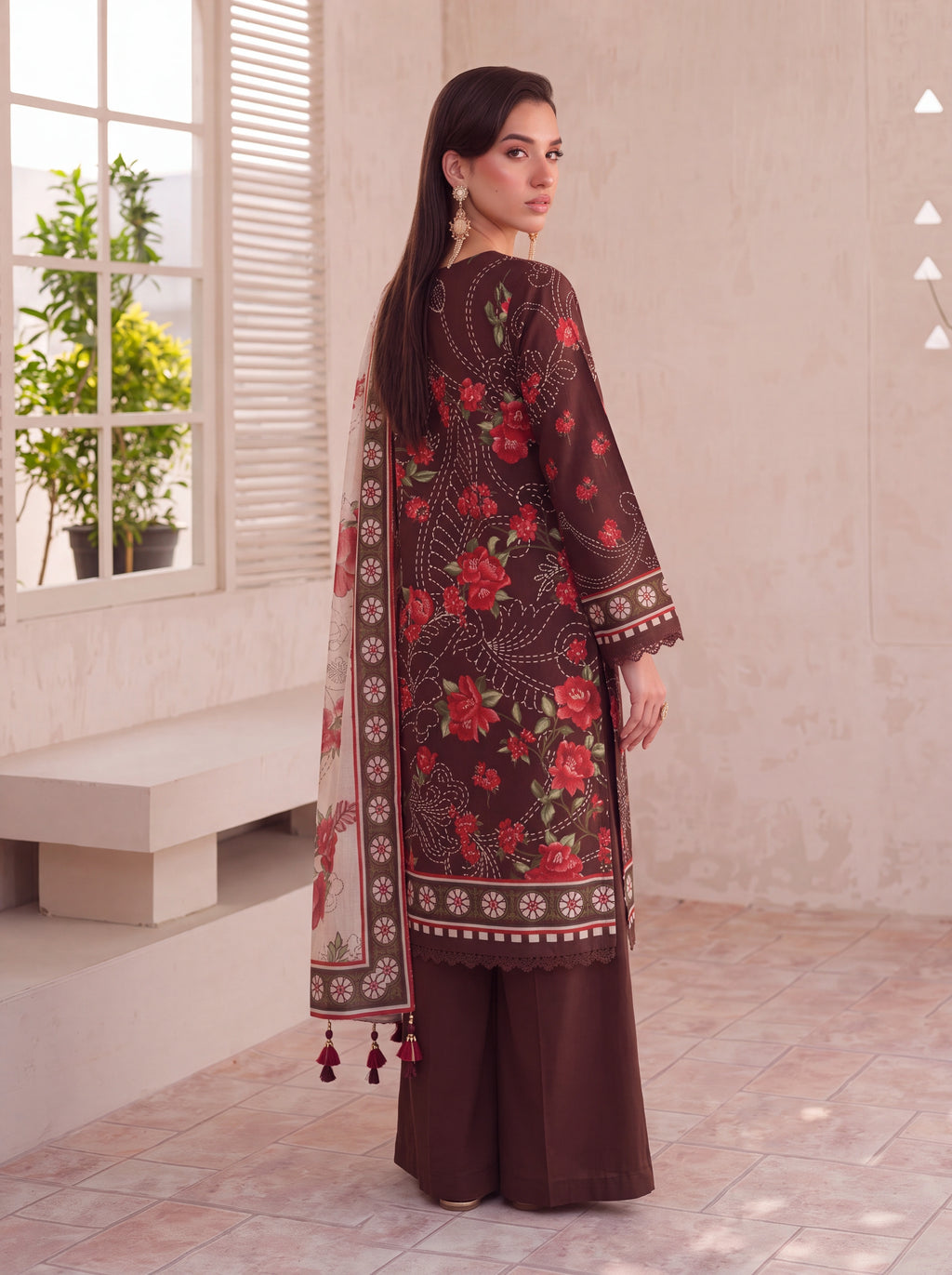BISMIL 3 PIECE - PRINTED LAWN SUIT Unstitched
