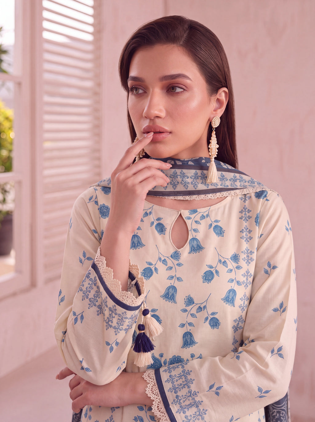 BISMIL 3 PIECE - PRINTED LAWN SUIT Unstitched