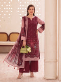 BISMIL 3 PIECE - PRINTED LAWN SUIT Unstitched
